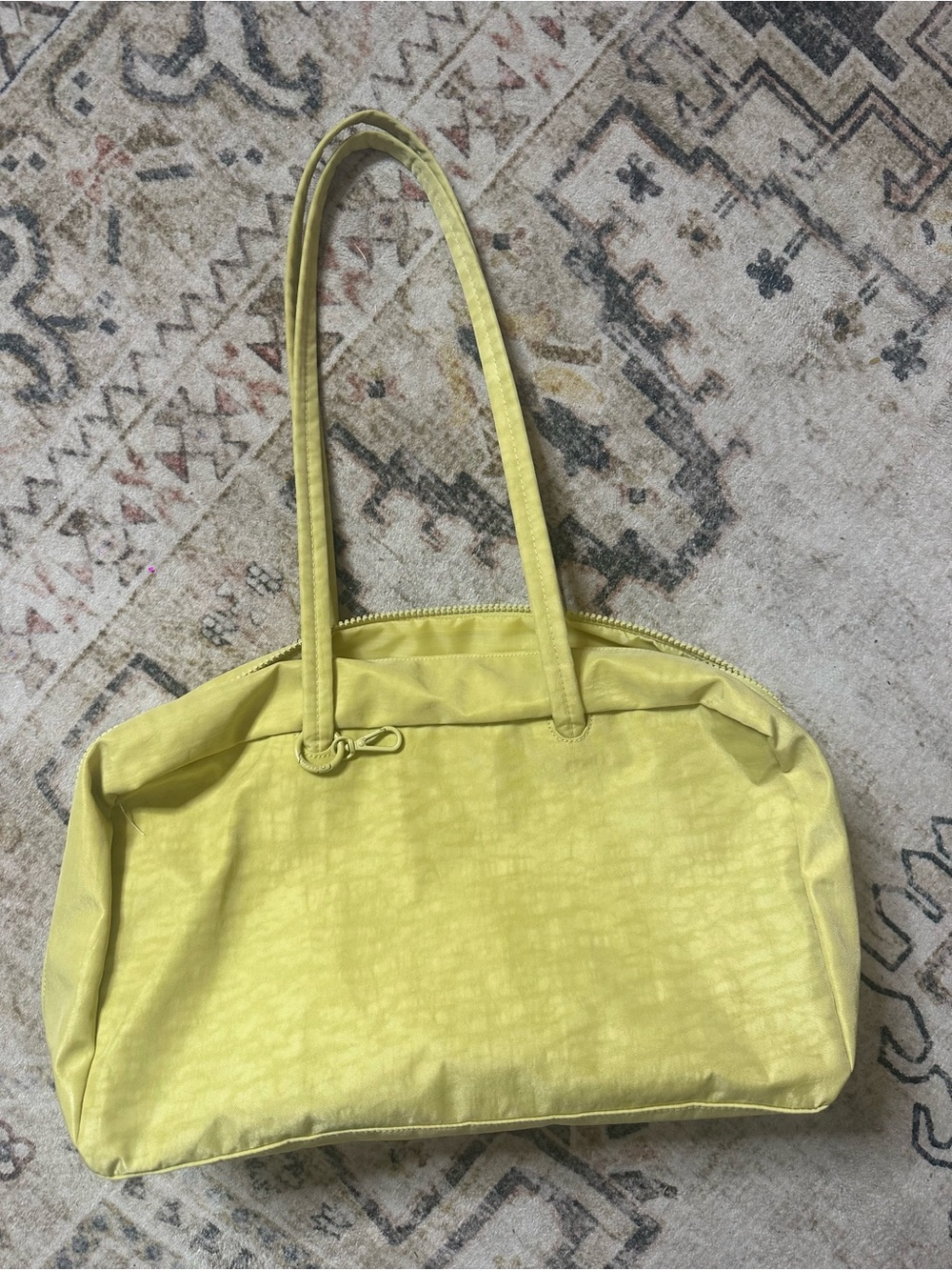 BAGGU Medium bowler bag butter yellow